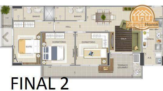 Apartamento à venda com 2 quartos, 66m² - Foto 20