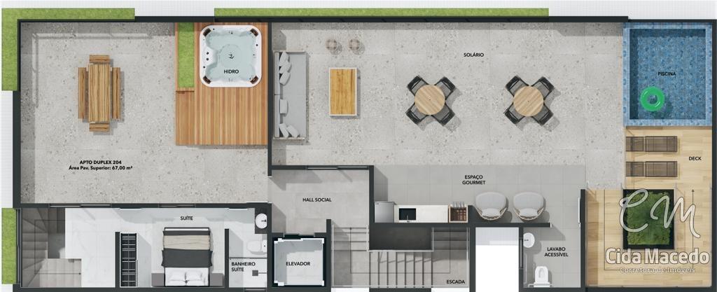 Cobertura à venda com 3 quartos, 123m² - Foto 7