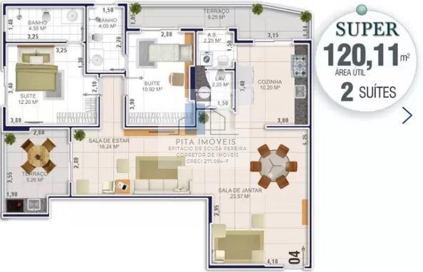 Apartamento à venda com 2 quartos, 140m² - Foto 28