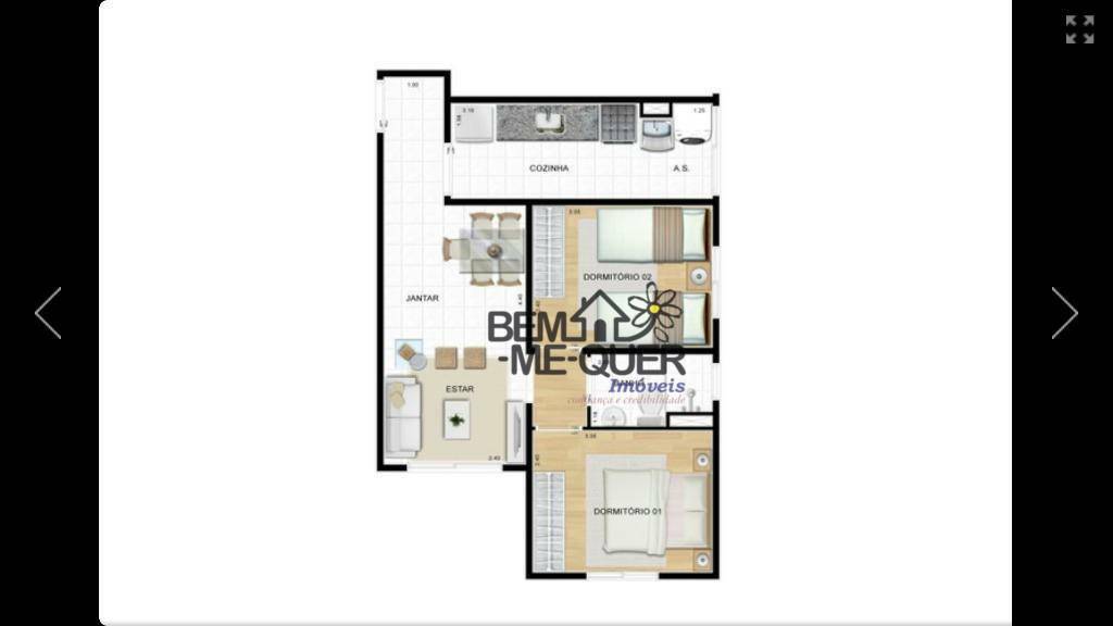 Apartamento à venda com 2 quartos, 46m² - Foto 24