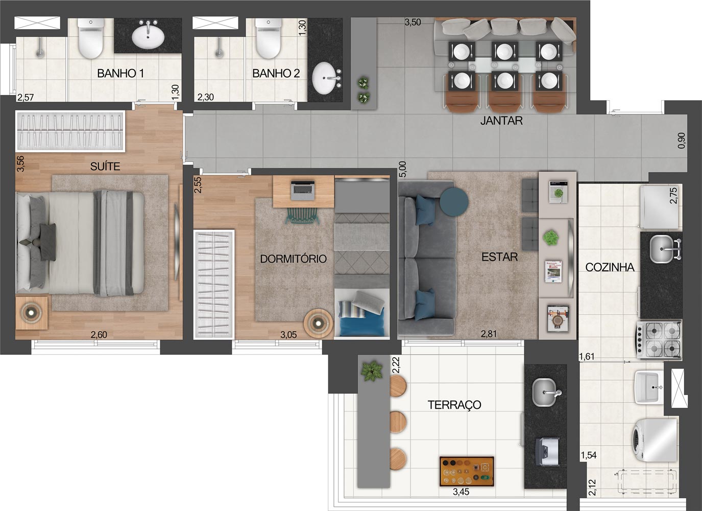 Apartamento à venda com 2 quartos, 68m² - Foto 17