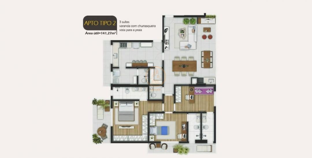 Apartamento à venda com 3 quartos, 141m² - Foto 13