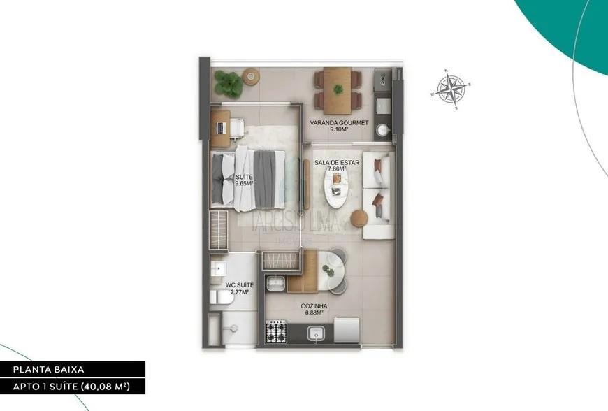 Apartamento à venda com 2 quartos, 60m² - Foto 19