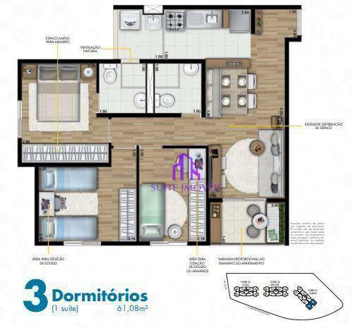 Apartamento à venda com 2 quartos, 45m² - Foto 13