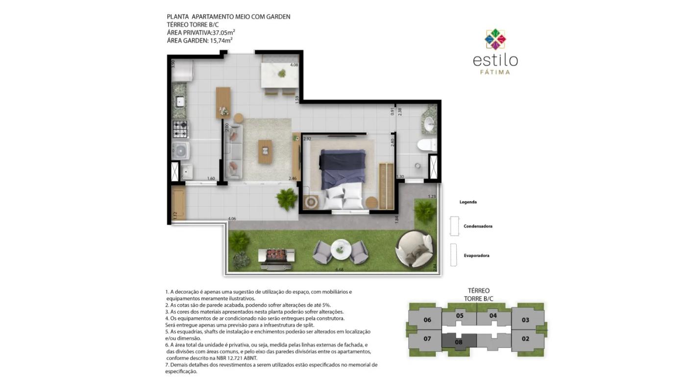 Apartamento à venda com 2 quartos, 49m² - Foto 6