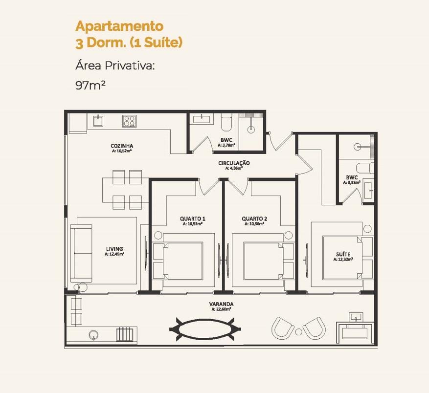 Apartamento à venda com 3 quartos, 97m² - Foto 23