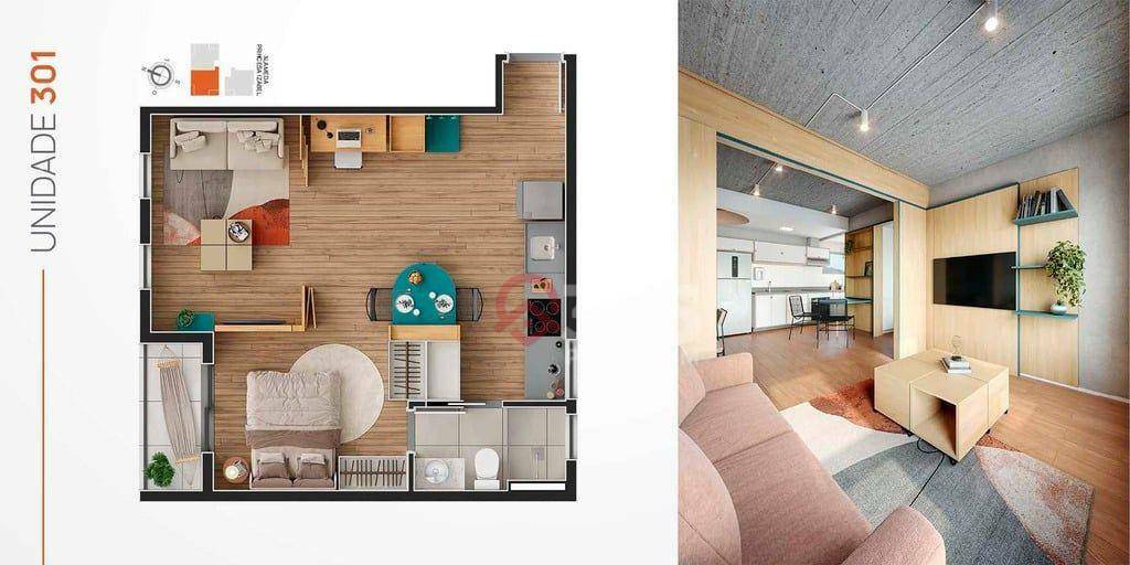 Apartamento à venda com 2 quartos, 41m² - Foto 91
