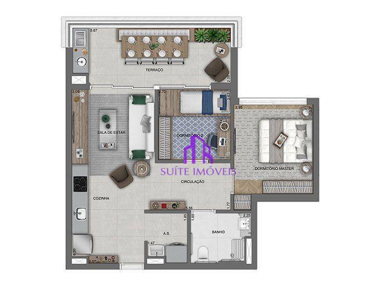 Apartamento à venda com 3 quartos, 140m² - Foto 26