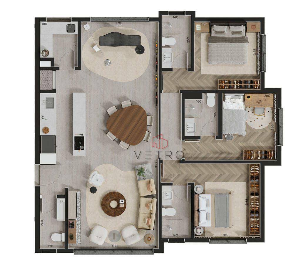 Apartamento à venda com 3 quartos, 122m² - Foto 13