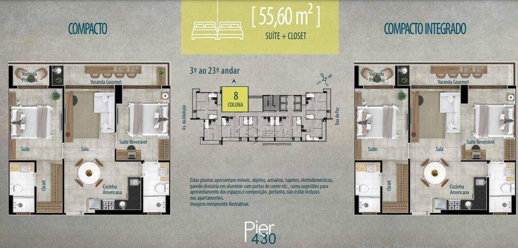 Apartamento à venda com 1 quarto, 38m² - Foto 67