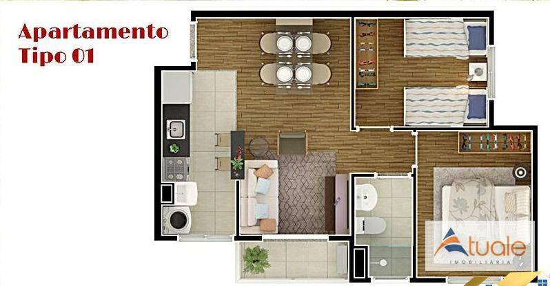 Apartamento à venda com 2 quartos, 46m² - Foto 8