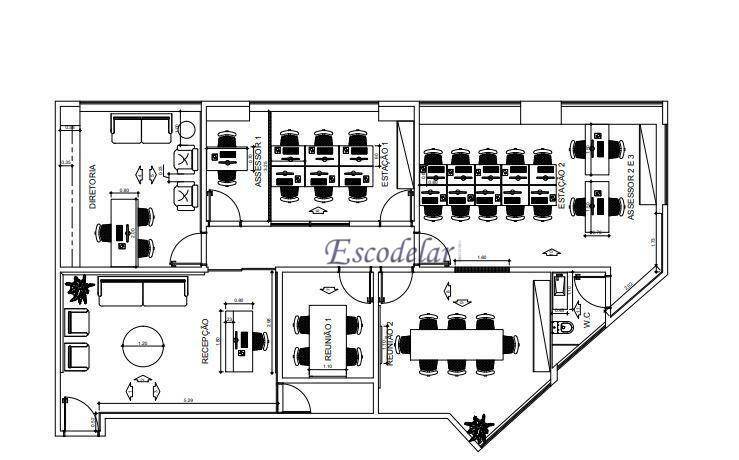 Conjunto Comercial-Sala para alugar, 193m² - Foto 27