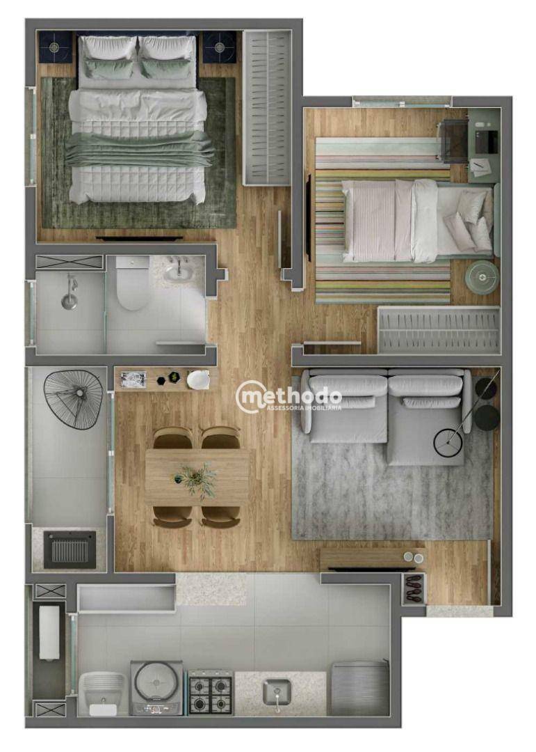 Apartamento à venda com 2 quartos, 46m² - Foto 16