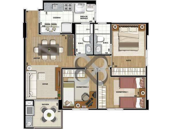 Apartamento à venda com 3 quartos, 77m² - Foto 21