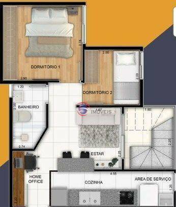 Cobertura à venda com 2 quartos, 80m² - Foto 6