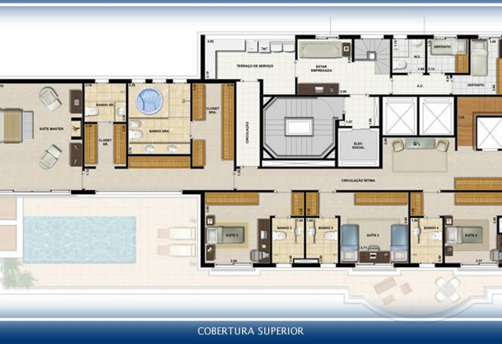 Apartamento à venda com 4 quartos, 327m² - Foto 7