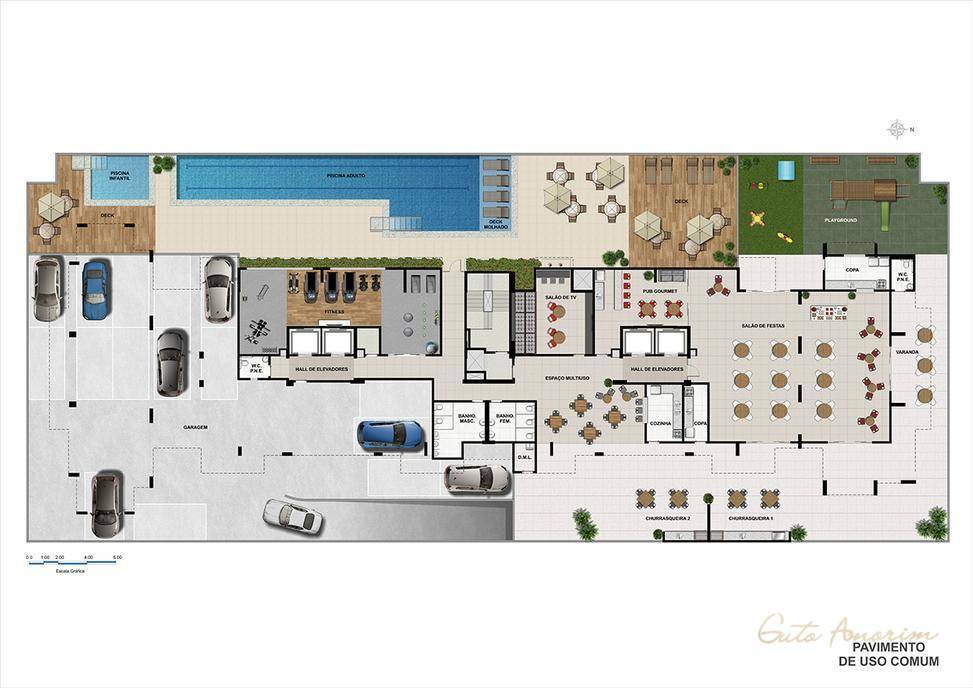 Apartamento para alugar com 3 quartos, 69m² - Foto 27