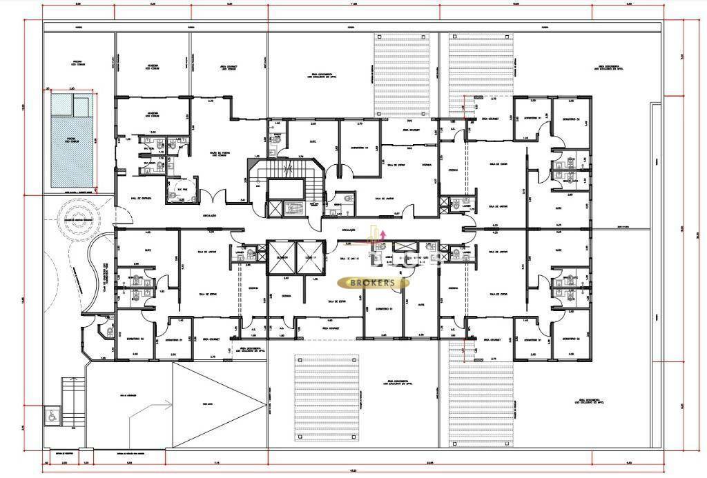 Apartamento à venda com 3 quartos, 222m² - Foto 7