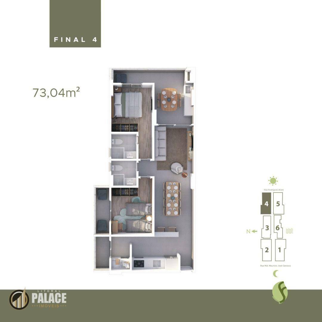 Apartamento à venda com 2 quartos, 76m² - Foto 13