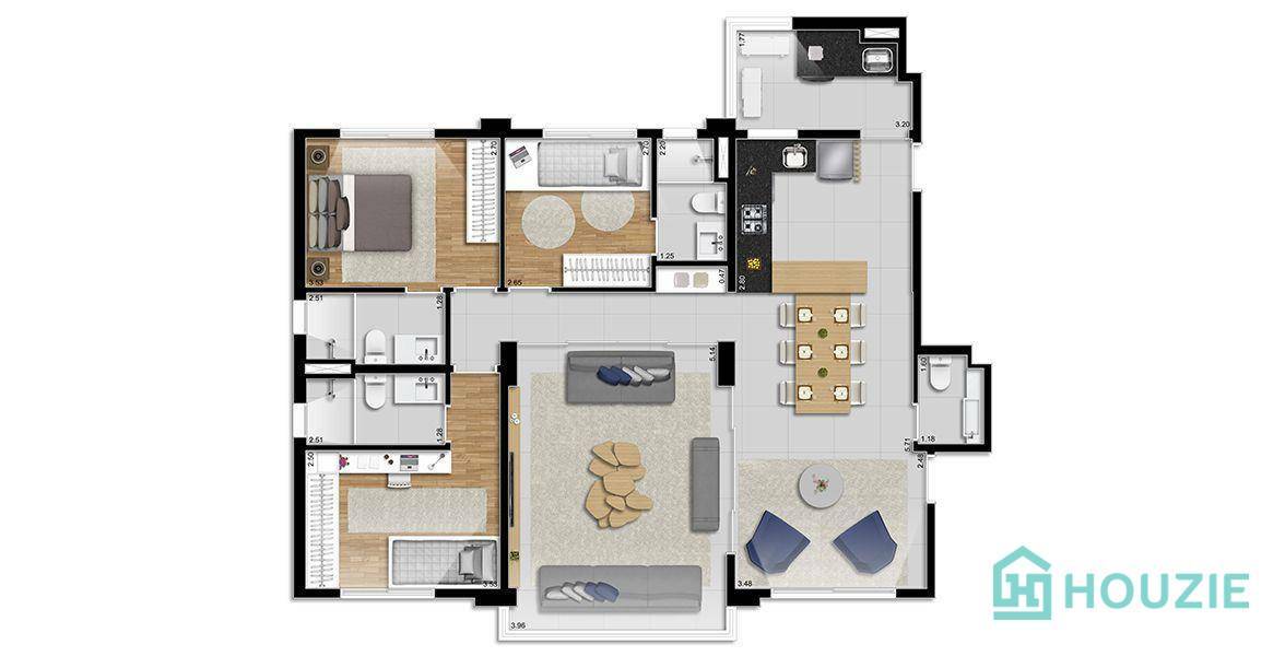 Apartamento à venda com 3 quartos, 113m² - Foto 18