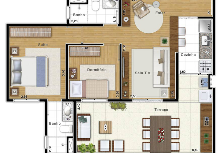 Apartamento à venda com 2 quartos, 64m² - Foto 15