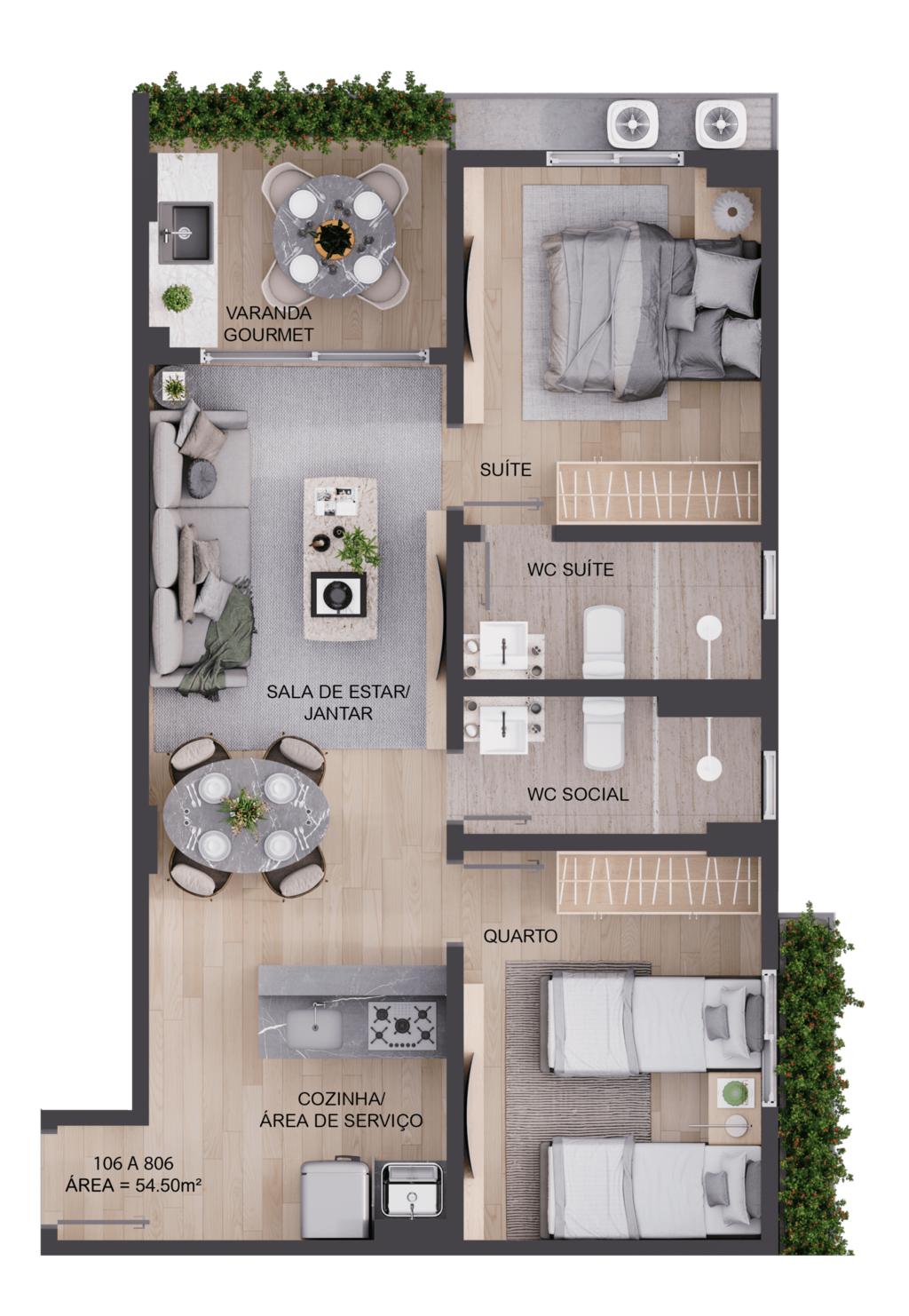 Apartamento à venda com 2 quartos, 11417m² - Foto 32