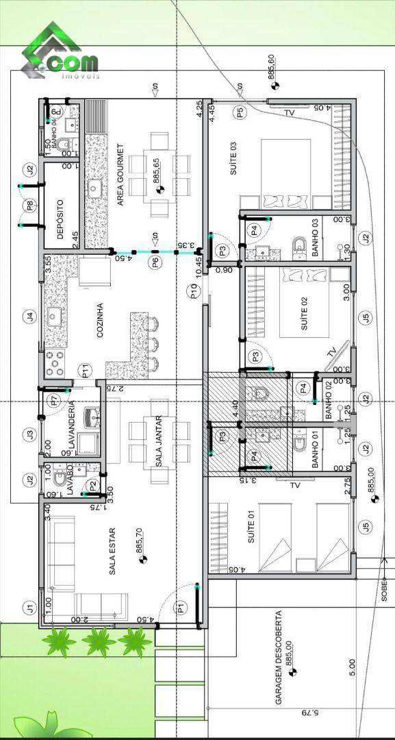 Casa à venda com 3 quartos, 130m² - Foto 7