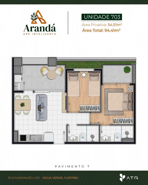 Apartamento à venda com 2 quartos, 155m² - Foto 18