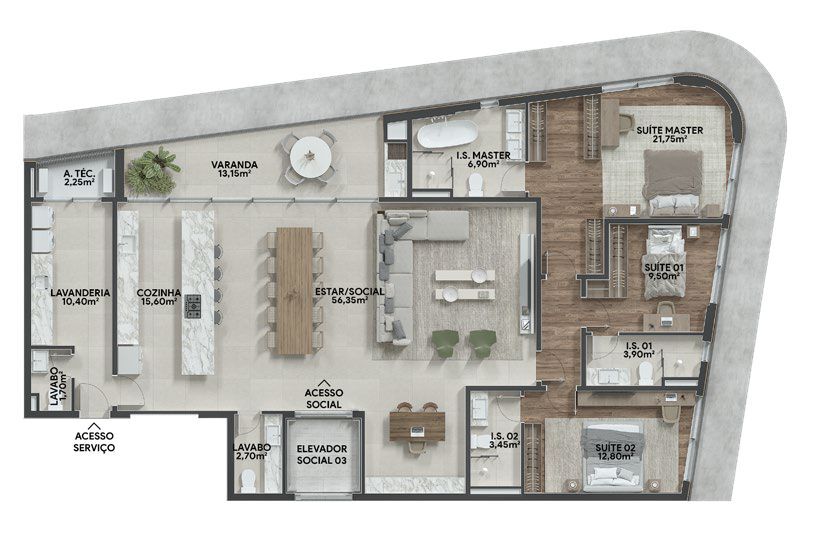 Apartamento à venda com 2 quartos, 13468m² - Foto 48