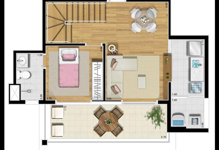 Apartamento à venda com 2 quartos, 70m² - Foto 8