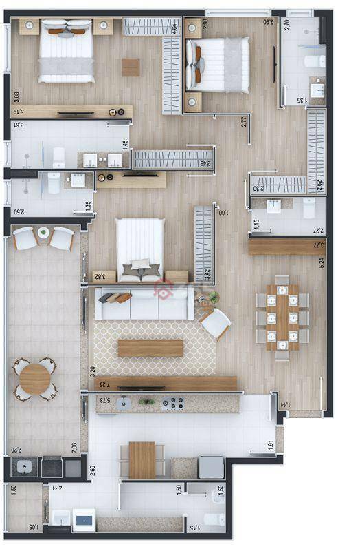 Cobertura à venda com 3 quartos, 300m² - Foto 46