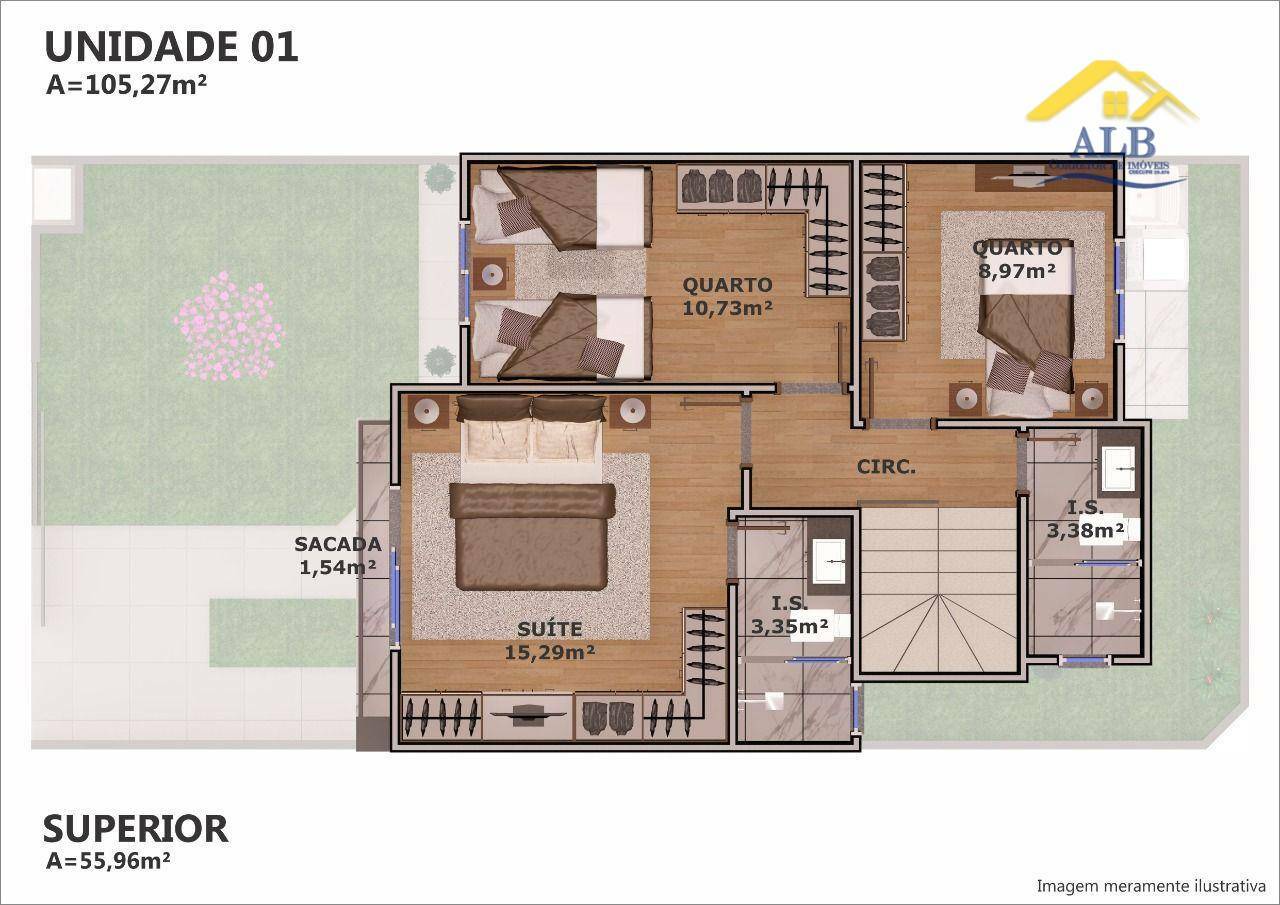 Sobrado, 3 quartos, 87 m² - Foto 35