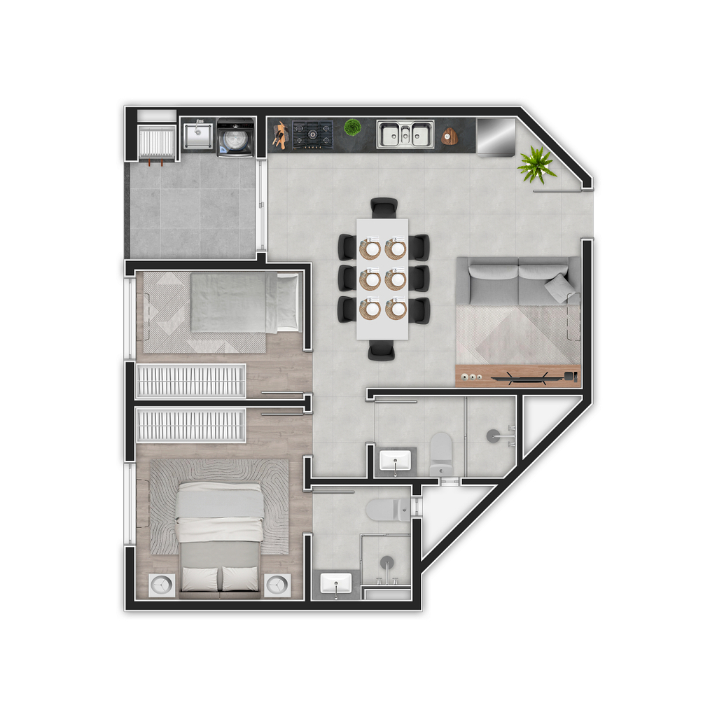 Apartamento à venda com 2 quartos, 5354m² - Foto 15