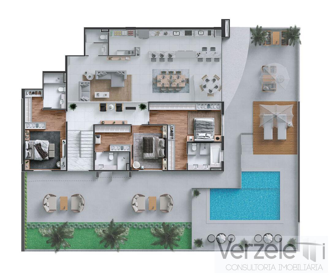 Apartamento à venda com 4 quartos, 180m² - Foto 44