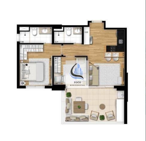 Apartamento à venda com 2 quartos, 58m² - Foto 35