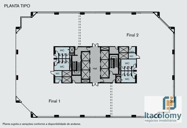 Conjunto Comercial-Sala para alugar, 1302m² - Foto 3