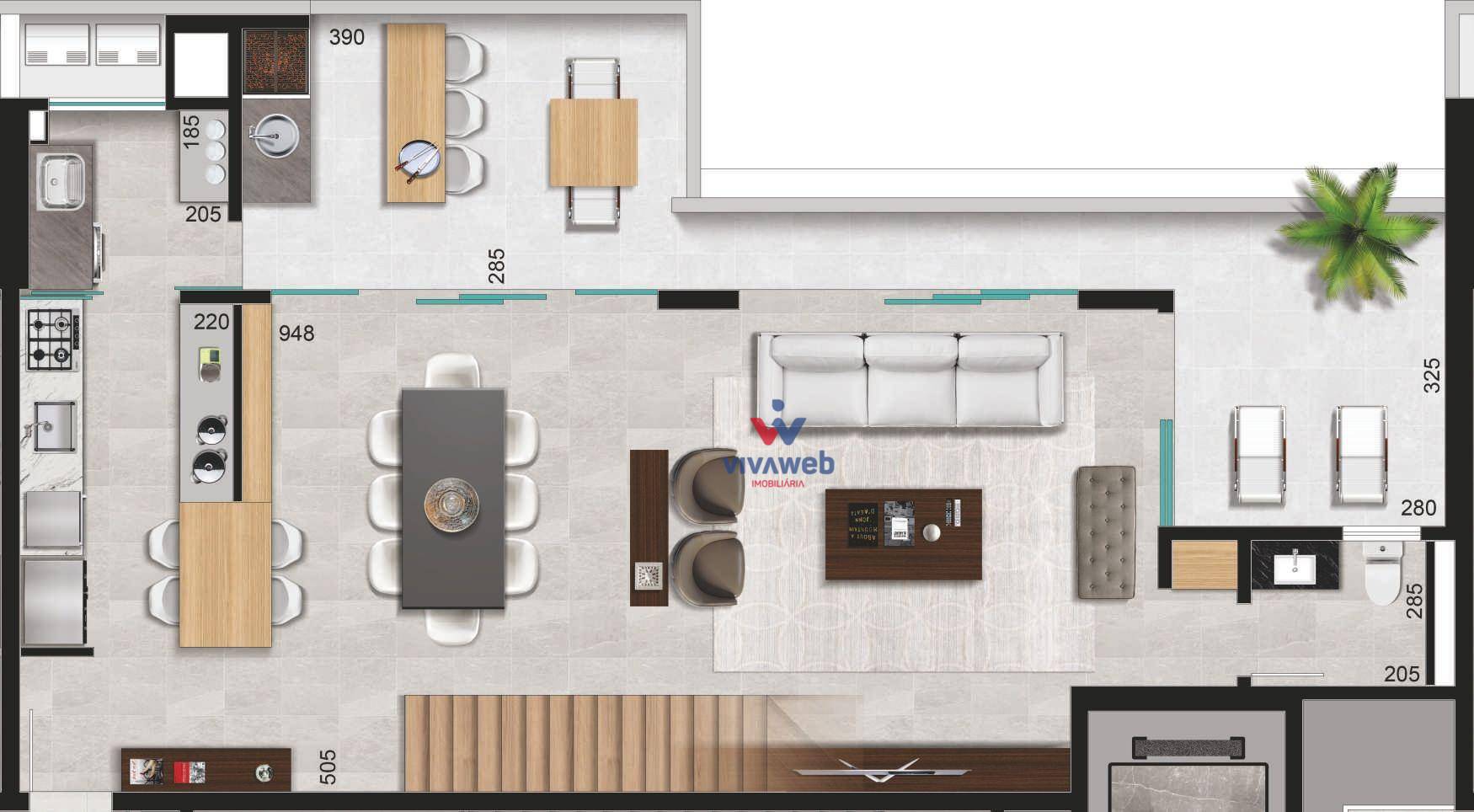 Apartamento à venda com 2 quartos, 101m² - Foto 21