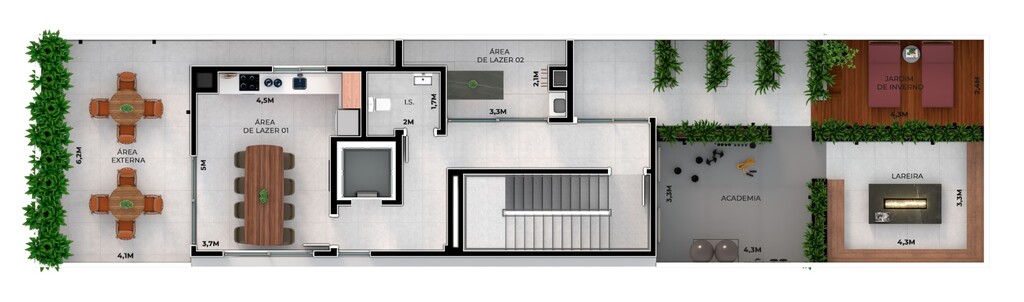 Apartamento à venda com 2 quartos, 61m² - Foto 14