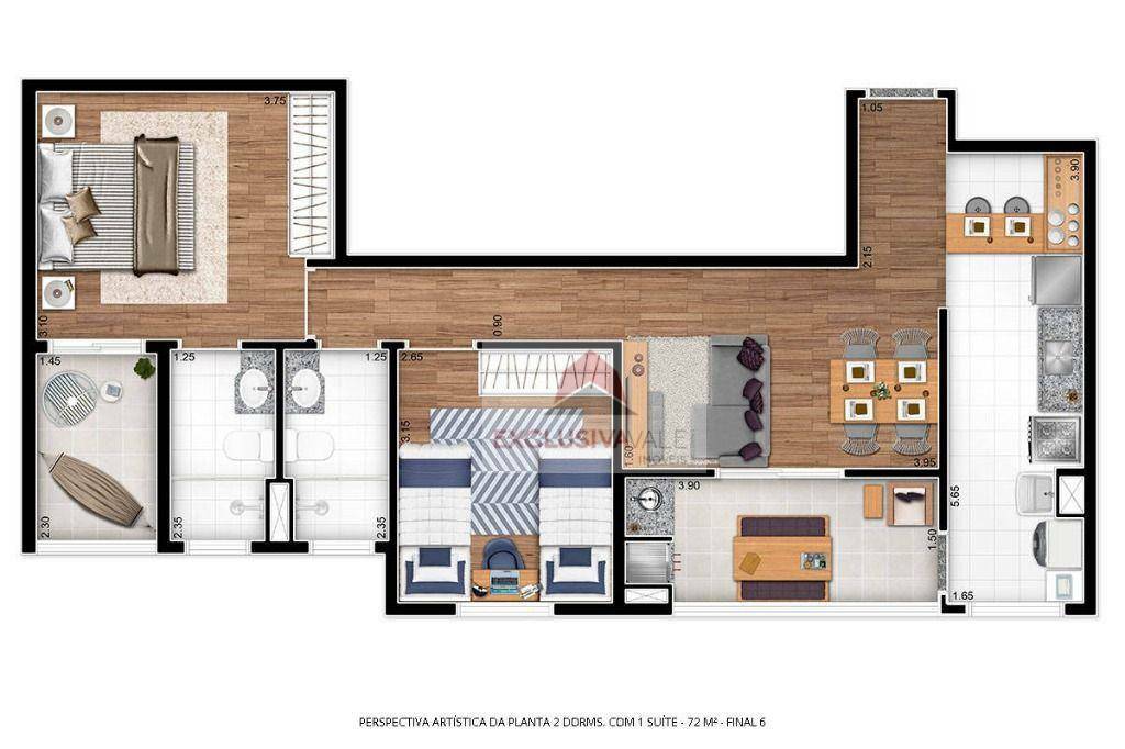 Apartamento à venda com 3 quartos, 81m² - Foto 48