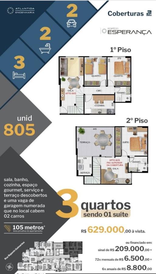 Cobertura à venda com 3 quartos, 120m² - Foto 17