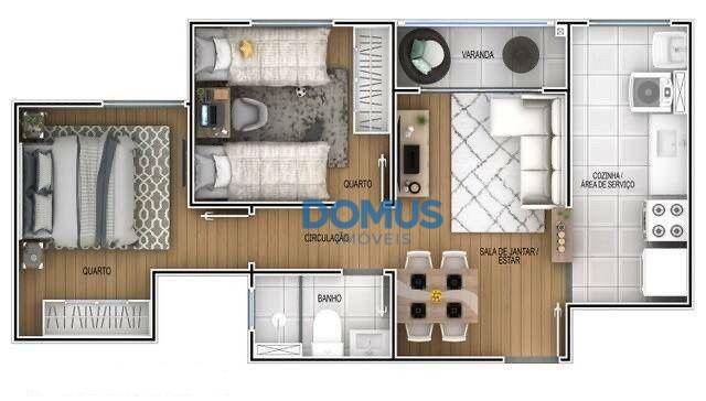 Apartamento à venda com 2 quartos, 44m² - Foto 5