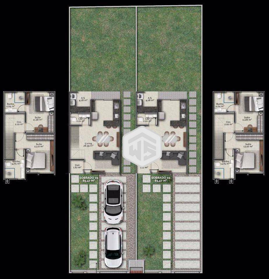 Sobrado, 2 quartos, 85 m² - Foto 4