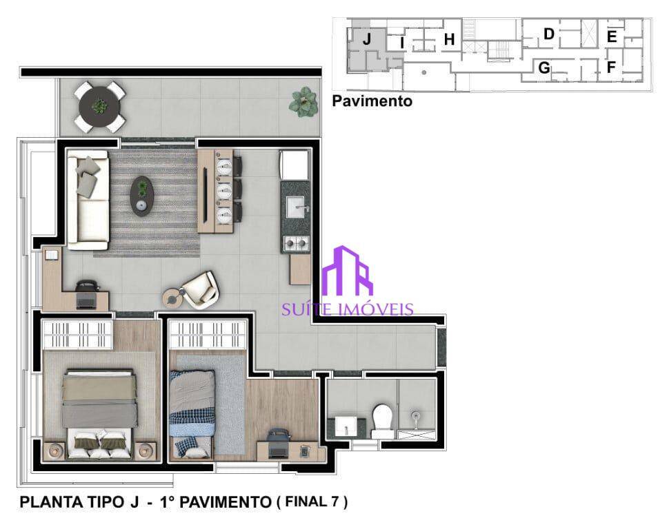 Apartamento à venda com 1 quarto, 40m² - Foto 28