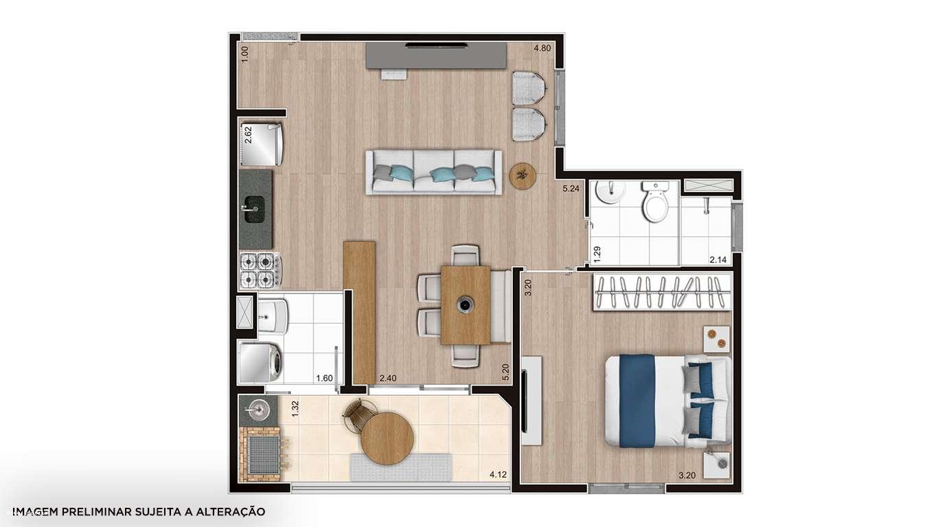 Apartamento à venda com 2 quartos, 60m² - Foto 15