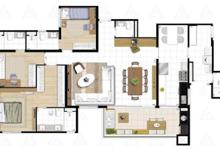 Apartamento à venda com 3 quartos, 131m² - Foto 5