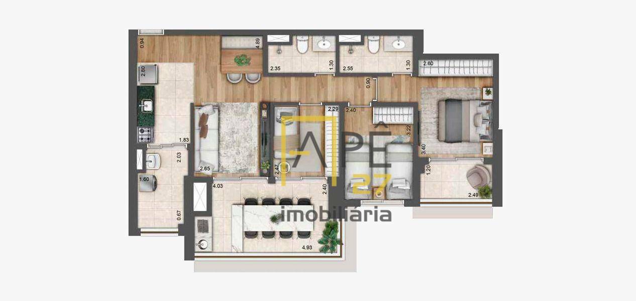 Apartamento à venda com 3 quartos, 86m² - Foto 26