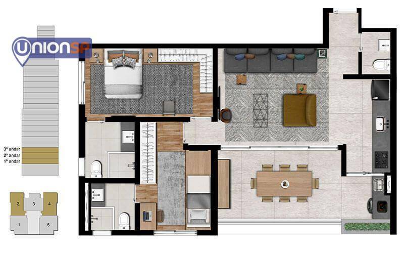 Apartamento à venda com 3 quartos, 164m² - Foto 31