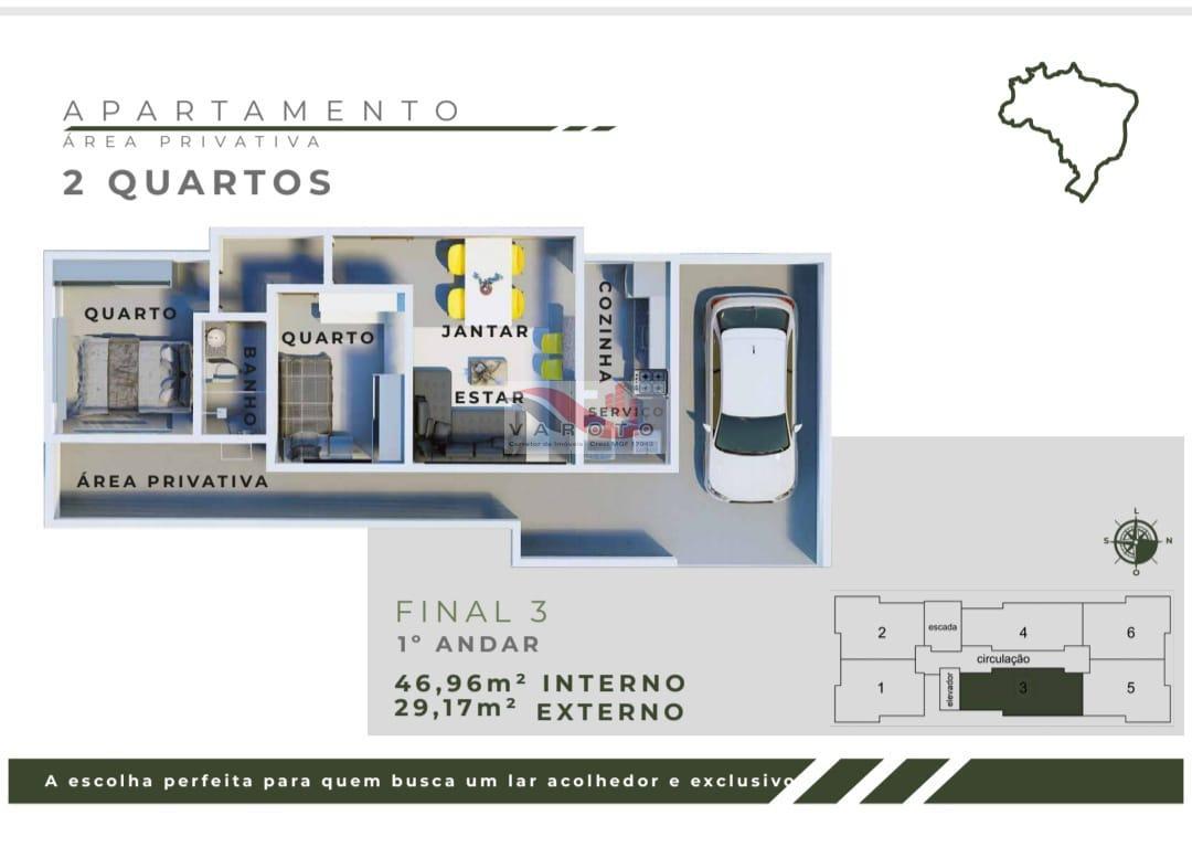 Apartamento à venda com 2 quartos, 60m² - Foto 12