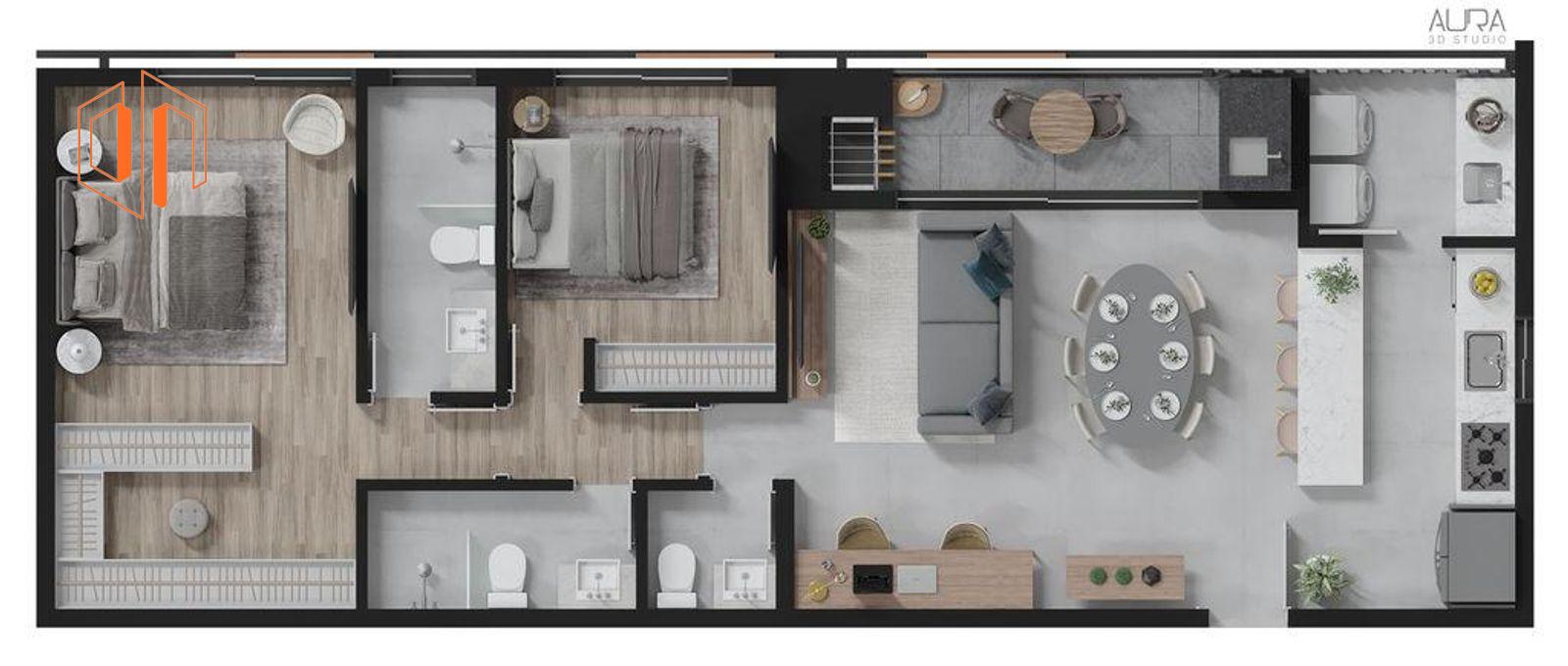 Apartamento à venda com 2 quartos, 86m² - Foto 30