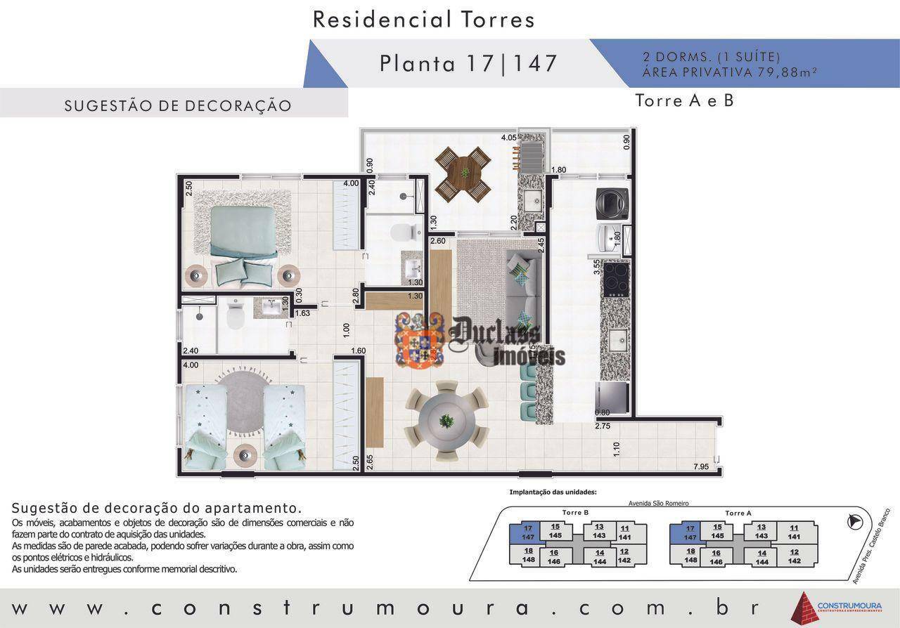 Apartamento à venda com 2 quartos, 79m² - Foto 24